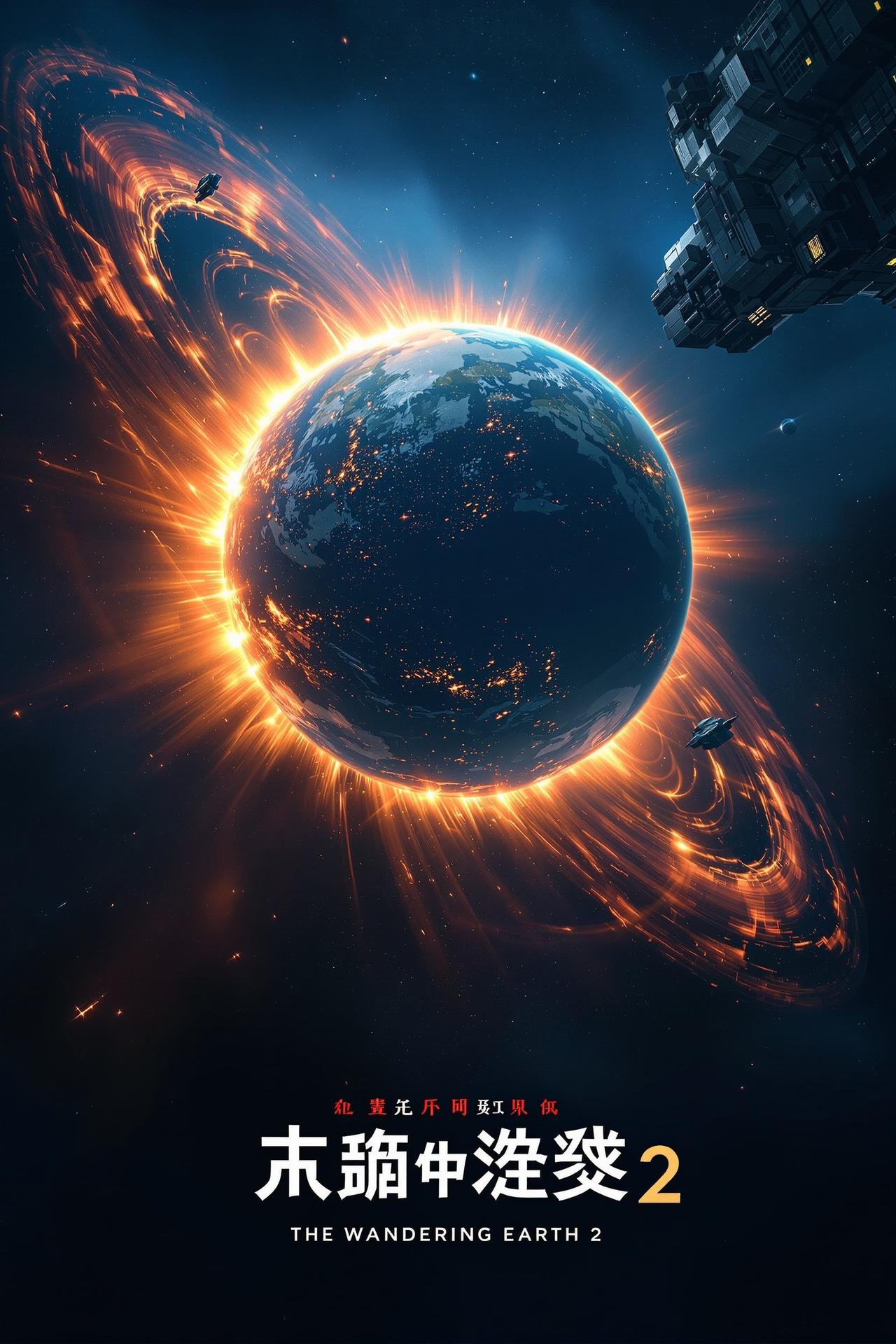 八戒影视推荐：流浪地球2 - The Wandering Earth II，电影，评分8.8